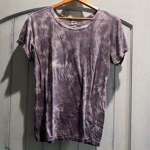 Member mark purple tie dye tee